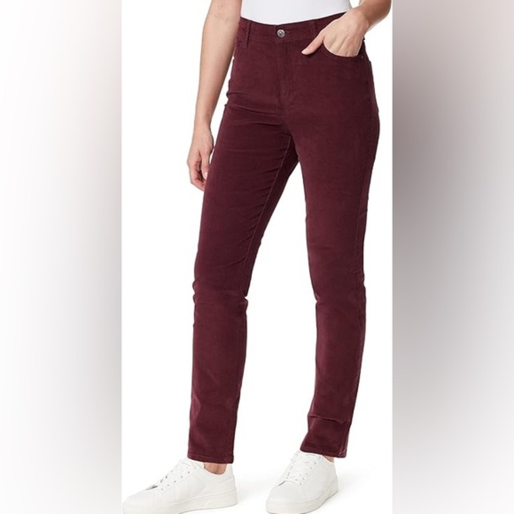 Gloria Vanderbilt‎ Amanda high rise Burgundy Jeans -16 petite